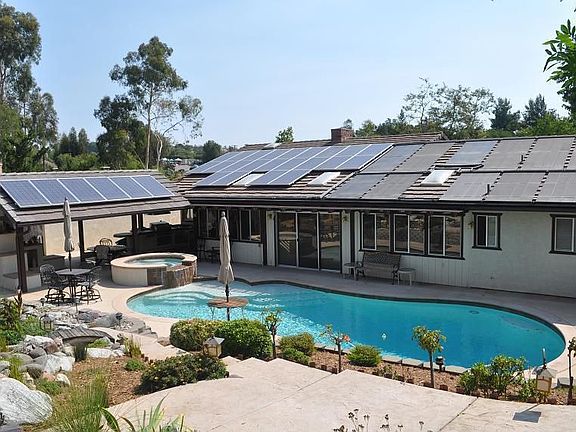 Rear - Pool & Solar Roof