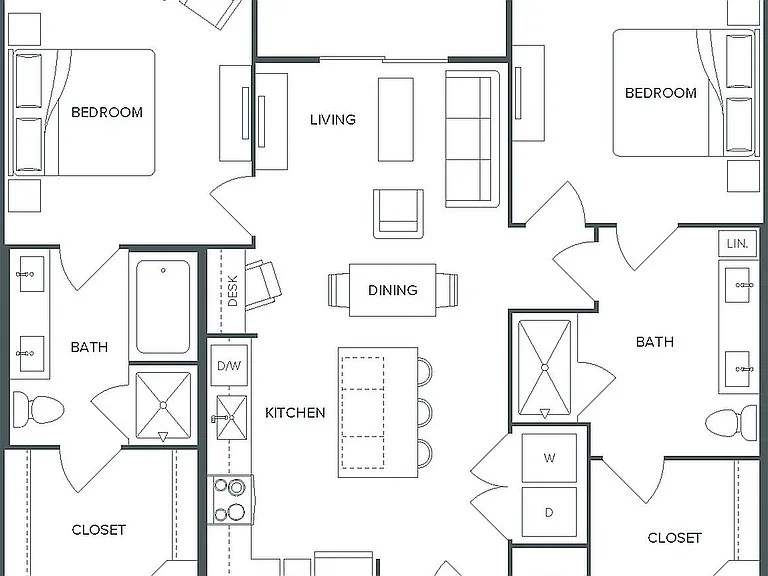B5-HC: 2bed 2bath B5-HC: 2bed 2bath