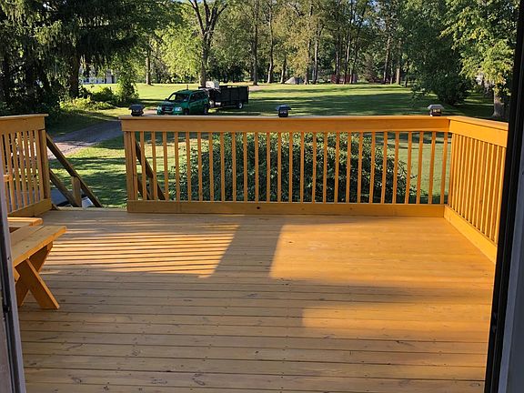 Private deck with view