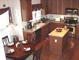 Gourmet Kitchen, Corian Counters, Stainless Appliances, Center Island
