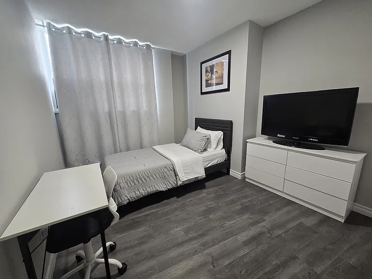 Bedroom A: $1330 with Single sized bed (Shared bathroom)