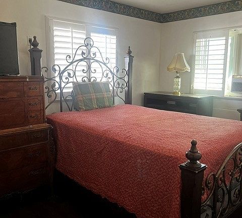 Beautiful queen sized bed; dresser