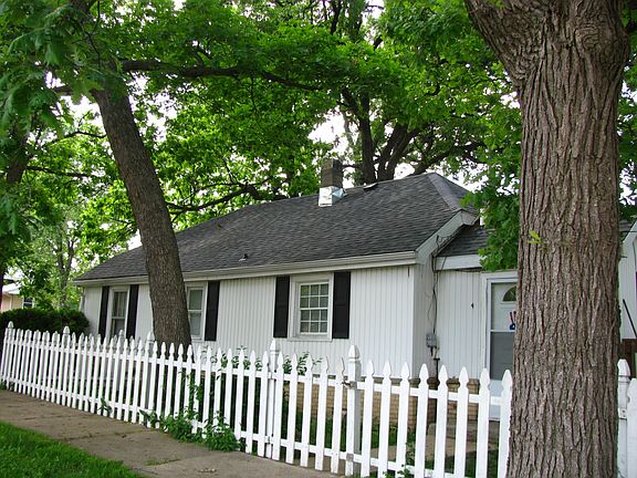 South end of house with yard fenced