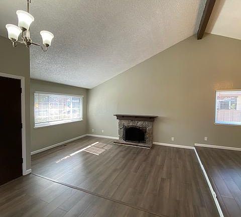 Sunken Living Room w/Fireplace