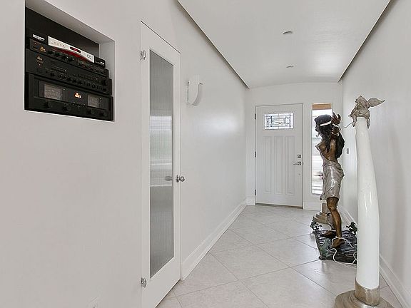 Entry Hall and Home Stereo