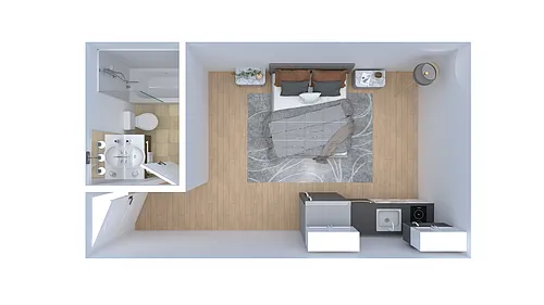 Floor plan Hotel Studio