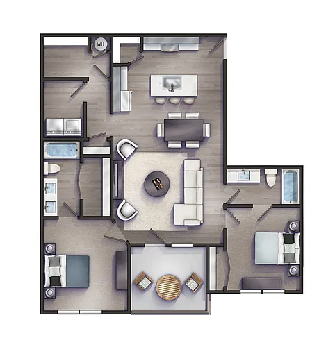 Floor plan B3