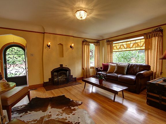 Entry Door and Living Room
