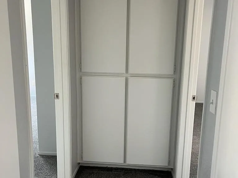 2x2 large linen closets in the dual master