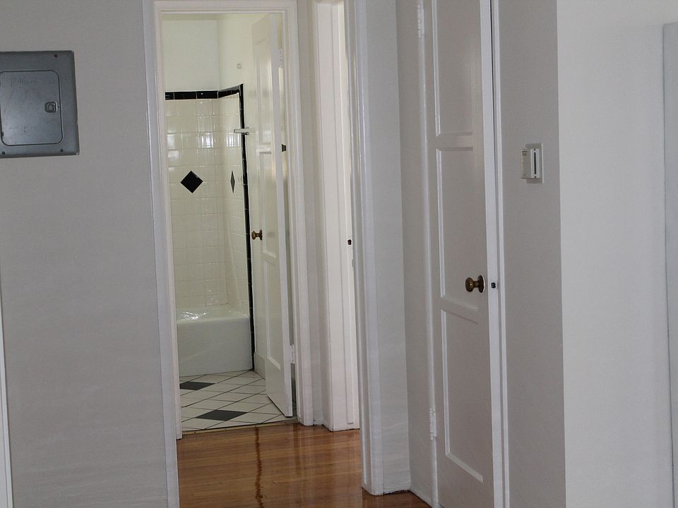 Hallway View to Bathroom
