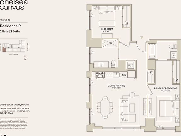 2nd image of 280 W 24th St #6P