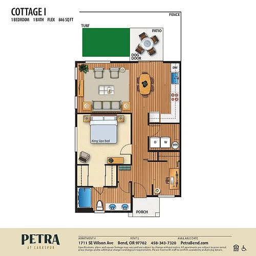 Floor plan Cottage I