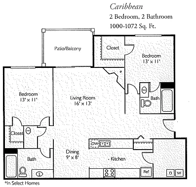 Floor plan Caribbean