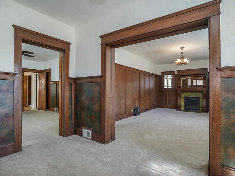 Formal Living Room with Origina Pocket Doors
