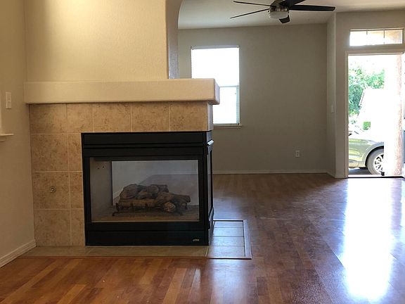 View from kitchen and living room