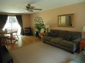 Living Room w/ Pellet Stove