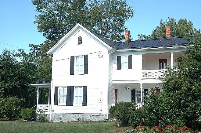 Three covered porches