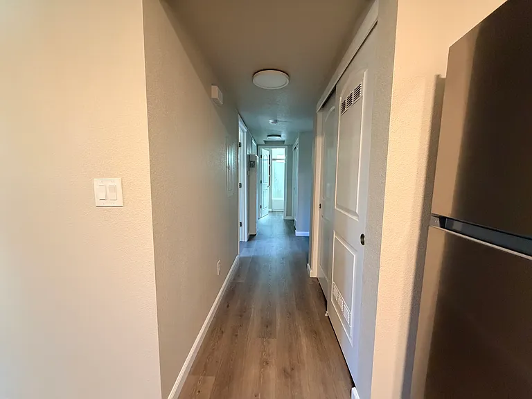 Hallway from kitchen.