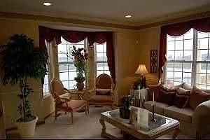 Living Room with Bay Windows