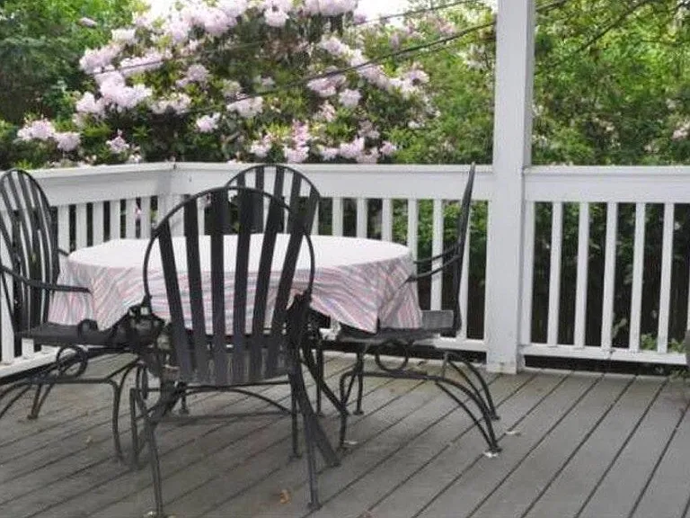 Large back deck