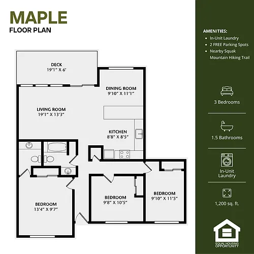 Floor plan Maple