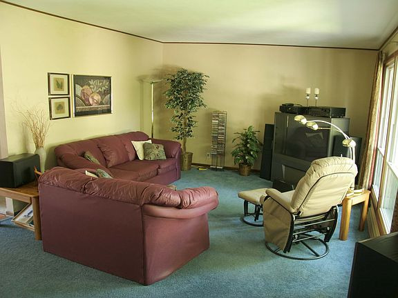 bright, comfortable living room