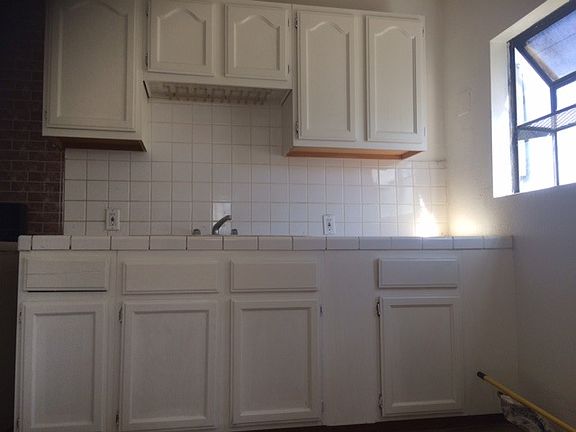 Freshly painter cabinets