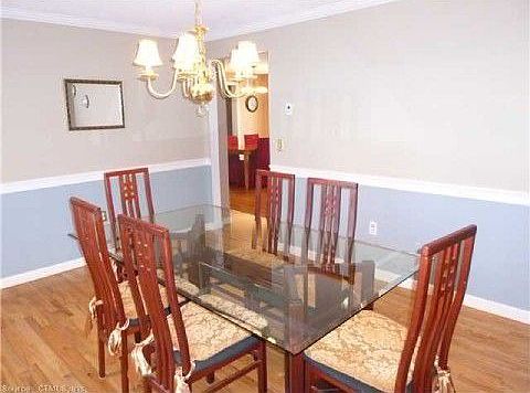 Formal Dining Room with Chair Rail molding