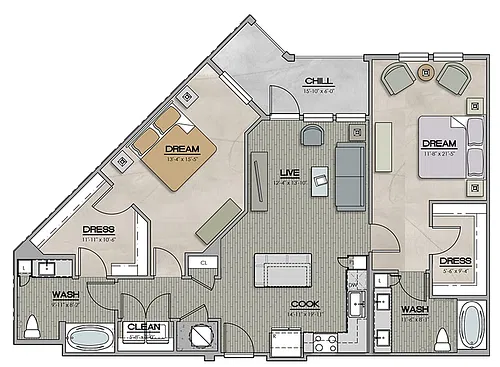 Floor plan B3