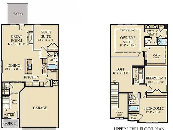 Furniture is not included! The photos are from the model home, and only the interior color scheme is different.