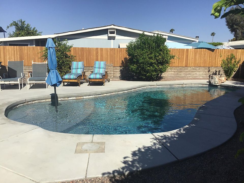 Saltwater pool in private fenced backyard