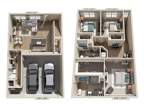 Floor plan TH3