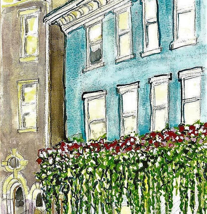 11 S. Prince St. In Full Summer Bloom