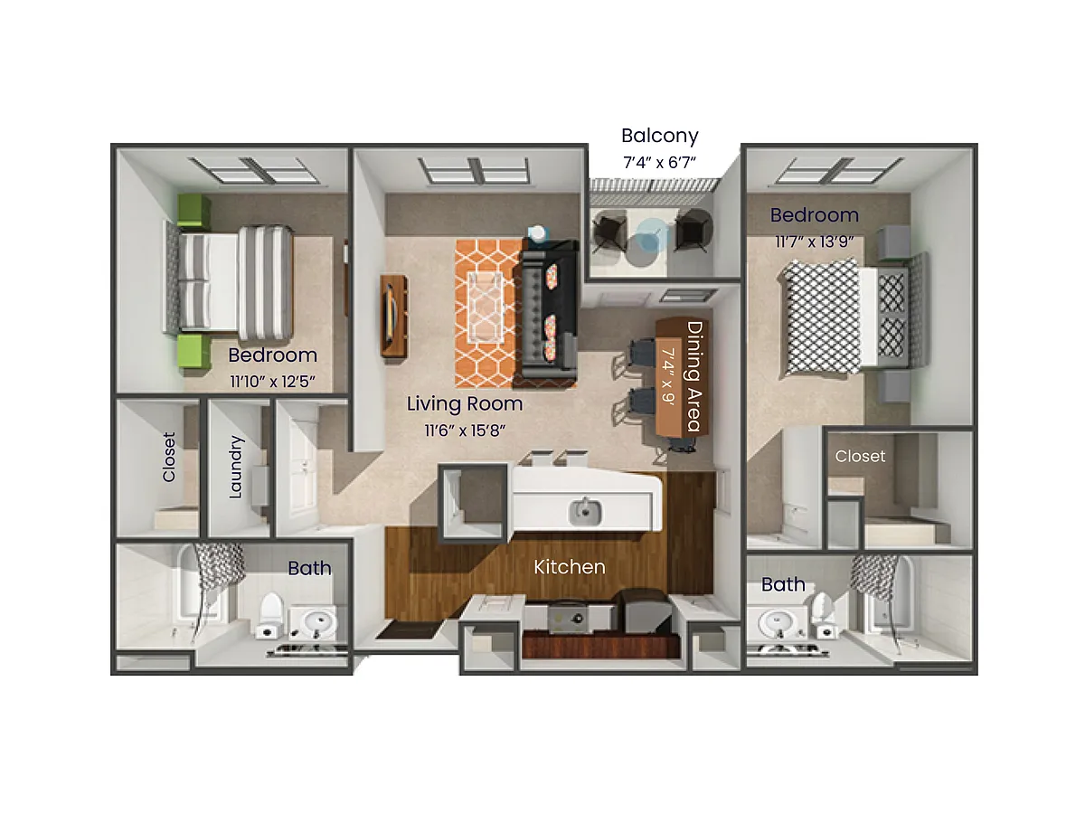 Floor plan B3