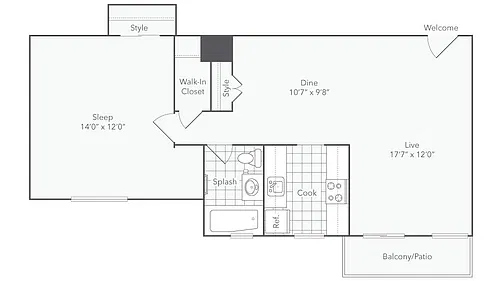 Floor plan Alexandria