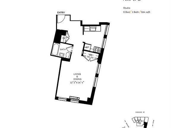 2nd image of 63 Wall St APT 3506