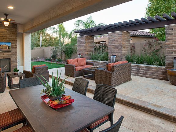 Large back patio space
