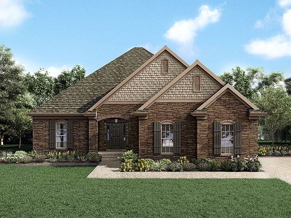 Elevation D - with side-entry garage
