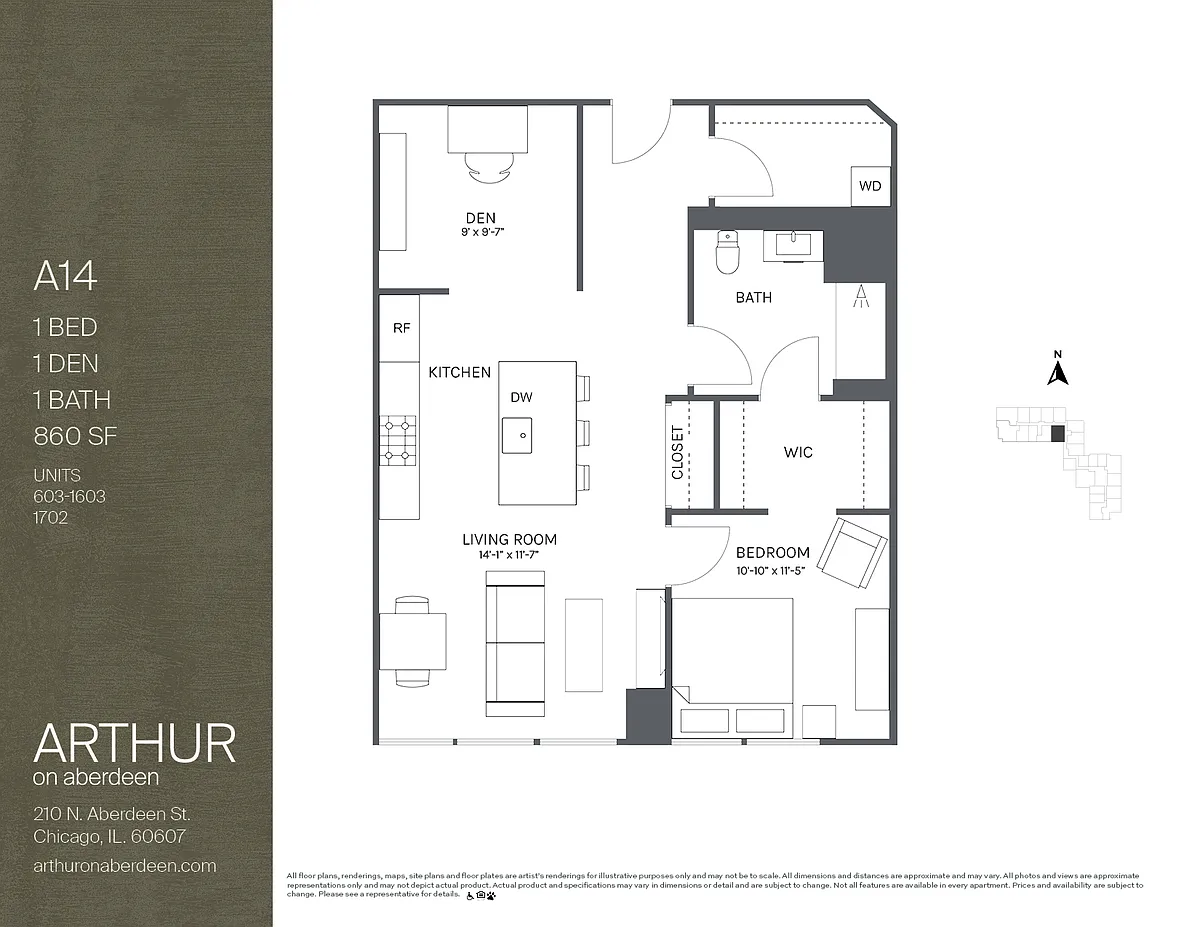 Floor plan A14