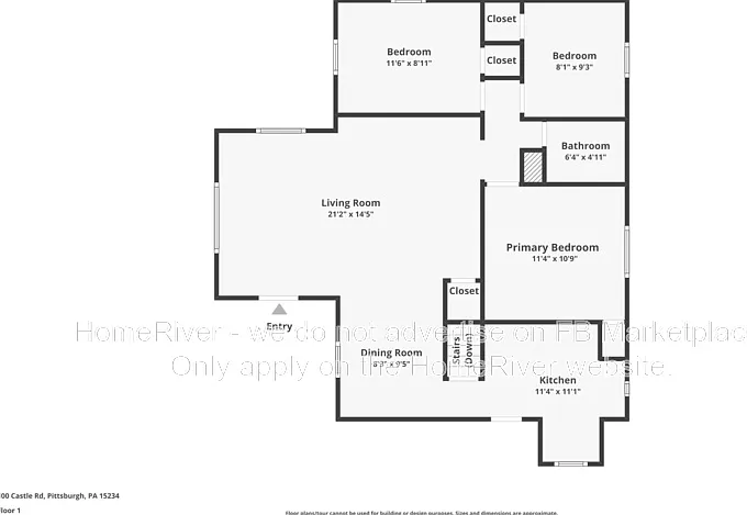 3 bed, 2.0 bath, 1028 sqft, $1,675 — Photo 3