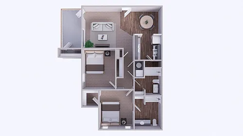 Floor plan 2X2