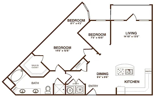 Floor plan The Essex