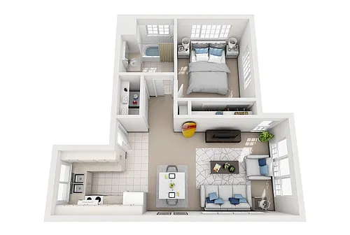 Floor plan Model C