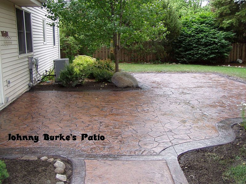New patio facing east
