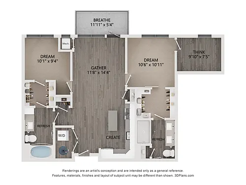 Floor plan E01