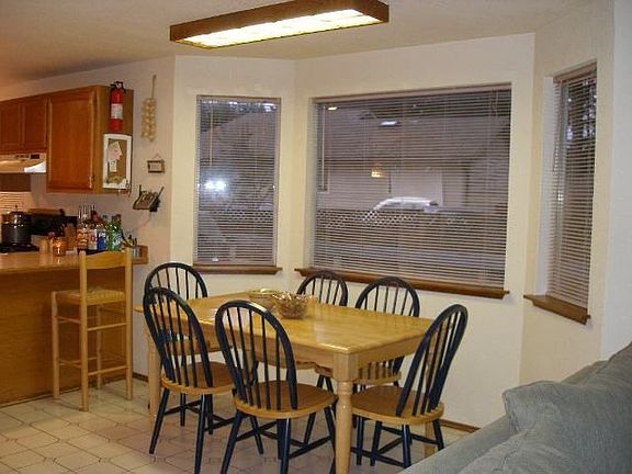 Breakfast or dinner can be served up right off the kitchen!