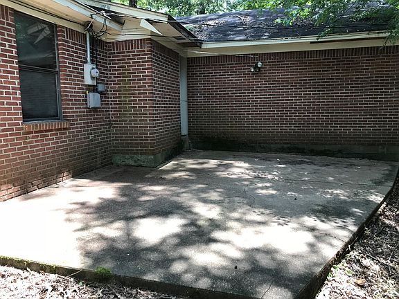 Large private patio