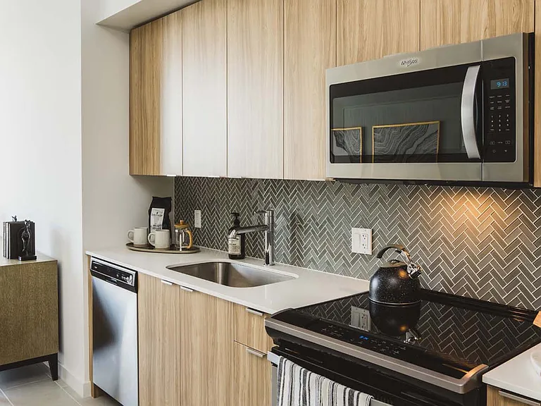 Your apartment has ample natural lighting throughout the home