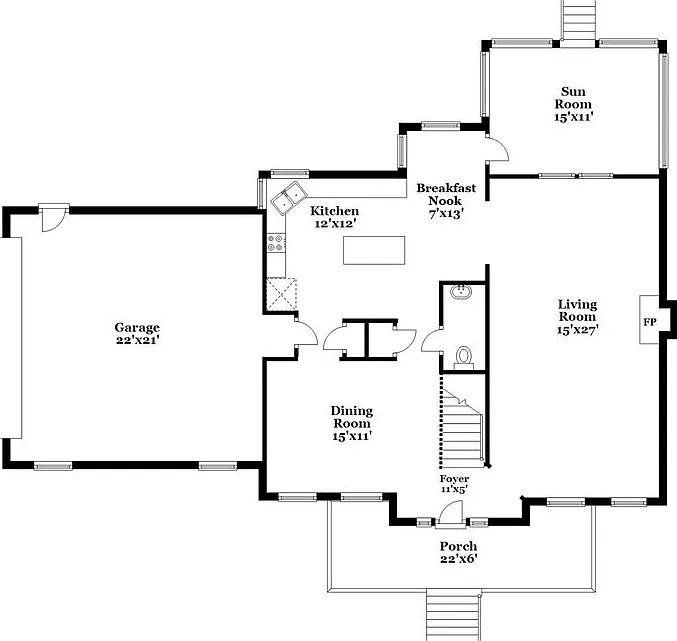 3 bed, 2.5 bath, 2222 sqft, $3,090 — Photo 2