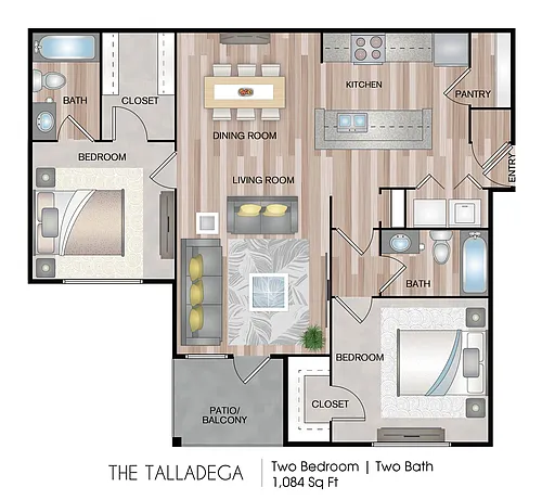 Floor plan The Talladega